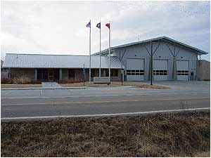 Manhattan is located in Northeast Kansas just north off of I-70 and is home to Kansas State University. The Manhattan Fire Department consists of 4 stations providing protection to approx. 60,000 citizens in Manhattan, K.S.U., and parts of Riley County. Station #4 was opened in February of 2002 at the Manhattan Regional Airport. The station provides ARFF support to the airfield as well as well as regular fire protection to the city of Manhattan. The station houses 2 crash fire rescue trucks and a 75' Quint. There is a minimum of 4 personnel assigned to the station on 3 shifts.Photos by Driver/EMT Eric Scruggs
