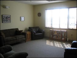 Day Room area. This area is primarily used for our EMS staff, for studying and relaxing between calls. Photos by Marc Burns Day Room area. This area is primarily used for our EMS staff, for studying and relaxing between calls. Photos by Marc Burns