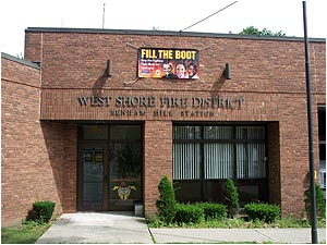 The main entrance to the station leads you into the watch desk area.Photos by Bill Spiegel