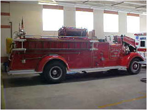 This is Engine 19. Engine 19 is used mostly in parades. This engine dates back to the 1950s.Photos by Rob Hornaman