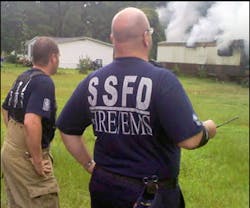 Mobile Home Fire Battled in Georgia Mobile Home Fire Battled in Georgia