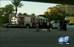 The devices have been installed on some traffic lights, but it&apos;s not the case at the intersection where a crash involving a fire engine injured 10 people, including Phoenix Capt. Crystal Rezzonico.