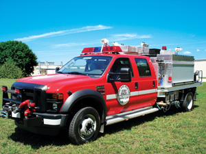 This Pierce pumper rescue is similar to vehicles ordered by TACOM for deployment in Afghanistan.