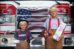 This Fire Prevention Week hundreds of children will visit your fire station and they depend upon us for protection. If you have money to spend during Fire Prevention Week, use it to purchase items that will make a difference at 2 a.m. when their house is on fire, not just burn up and melt.