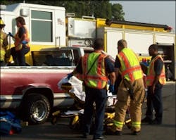 Captain Keith Chambers of Chesterfield Fire and EMS said the injuries were non-life threatening and that the accident is under investigation. Captain Keith Chambers of Chesterfield Fire and EMS said the injuries were non-life threatening and that the accident is under investigation.