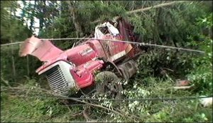 East Charleston Firefighter Kenneth Frizzell was killed when his fire truck rolled over.