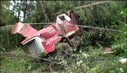 East Charleston Firefighter Kenneth Frizzell was killed when his fire truck rolled over. East Charleston Firefighter Kenneth Frizzell was killed when his fire truck rolled over.