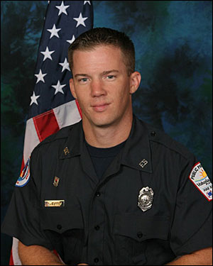Firefighter John Curry was killed in November 2007 while learning to cut down trees in the event of a wildfire.