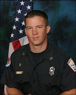 Firefighter John Curry was killed in November 2007 while learning to cut down trees in the event of a wildfire. Firefighter John Curry was killed in November 2007 while learning to cut down trees in the event of a wildfire.