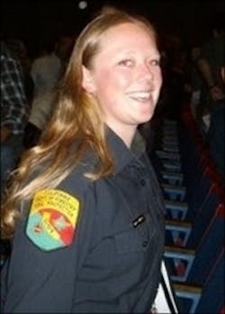 Firefighter Becky Quigley