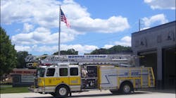 A quint has five feaures: a permanently mounted fire pump, an on-board water tank, area for hose storage, a aerial/elevated platform with a permanently affixed waterway, and an ample supply of ground ladders