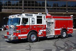 Hollywood Engine 72 is a 2009 Pierce Arrow XT short wheelbase pumper equipped with a single-stage 1500-gpm pump with a 750-gallon water tank. Hollywood Engine 72 is a 2009 Pierce Arrow XT short wheelbase pumper equipped with a single-stage 1500-gpm pump with a 750-gallon water tank.