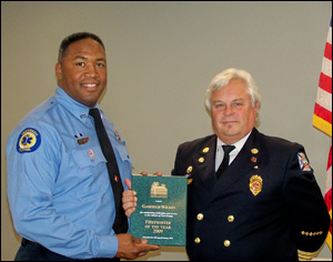 'Garfield Wilson Named Firefighter of the Year'