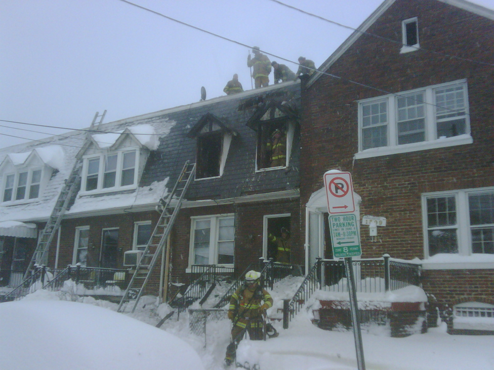 With many side streets and roads blocked by huge drifts, crews often have to walk blocks.