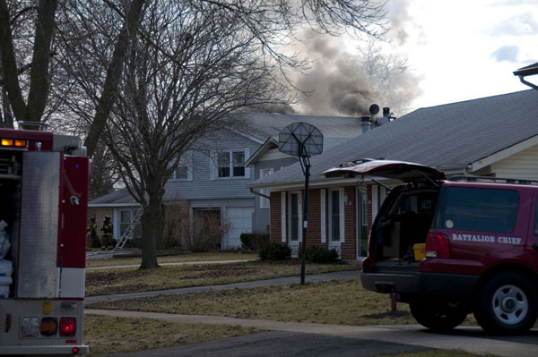 Flashover Causes Close Call in Illinois Firehouse
