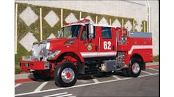 The MCAS Miramar operates this 2009 International 7400 4x4 Type III brush unit with bodywork by West-Mark Fire Apparatus.