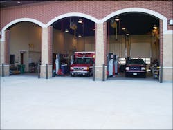The Elgin Fire Department provides dedicated bays for preventive maintenance on it&apos;s emergency response vehicles.