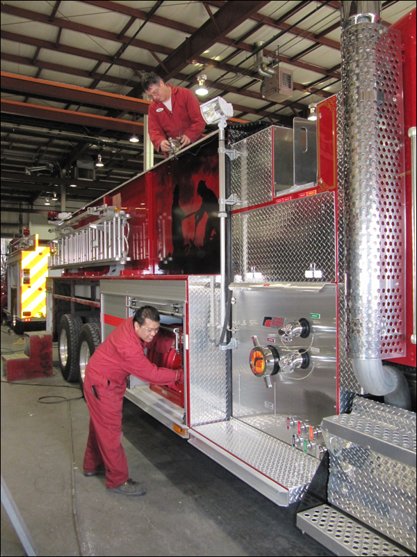 Most of the vehicles built by Fort Garry Fire Trucks will be used in extreme cold weather. Response conditions also create hard wear and tear.
