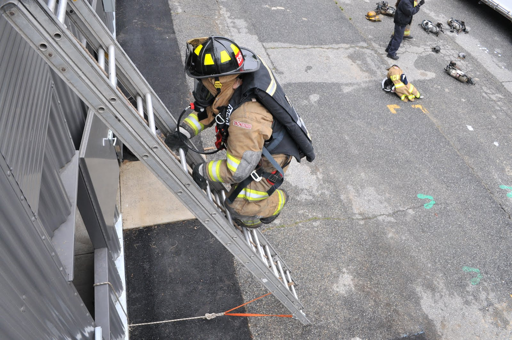 Firefighters in Prince George's County, Md. this week got the chance to test out a new SCBA 'flat-pack' prototype.