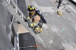Firefighters in Prince George's County, Md. this week got the chance to test out a new SCBA 'flat-pack' prototype. Firefighters in Prince George's County, Md. this week got the chance to test out a new SCBA 'flat-pack' prototype.