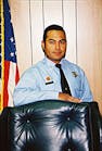 Captain Thomas Araguz III, 30, recently had been promoted to captain at the Wharton Fire Department.