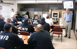 Photo 1: Founders Cris Aguirre (left) and Joe Gorman at a recent session. Every student receives a current set Smart Charts to practice their skills. Photo 1: Founders Cris Aguirre (left) and Joe Gorman at a recent session. Every student receives a current set Smart Charts to practice their skills.
