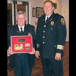Chief Posey Dillon, right, with Firefighter Danny Altice in February 2008 when Altice was presented a lifetime achievement award. Chief Posey Dillon, right, with Firefighter Danny Altice in February 2008 when Altice was presented a lifetime achievement award.