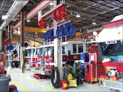 About 50 percent todays apparatus feature high tech and electronic equipment that are involved in all aspects of vehicle operations. About 50 percent todays apparatus feature high tech and electronic equipment that are involved in all aspects of vehicle operations.