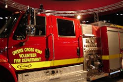This E-ONE Tradition ES commercial pumper was awarded to the Owens Cross Roads (Ala.) FD. This E-ONE Tradition ES commercial pumper was awarded to the Owens Cross Roads (Ala.) FD.