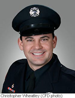 Firefighter/Paramedic Christopher Wheatly