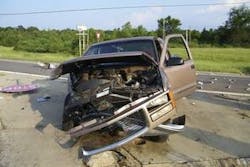 A probationary volunteer firefighter with Powers Volunteer Fire & Rescue was ejected from a pickup truck after he collided with another vehicle while en route to the station. A probationary volunteer firefighter with Powers Volunteer Fire & Rescue was ejected from a pickup truck after he collided with another vehicle while en route to the station.
