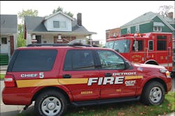 Photo 1: Fire officers must know what to look for during a 360-degree assessment at a structral fire.