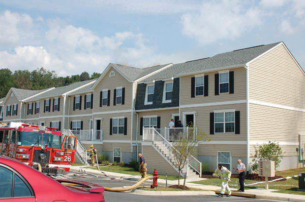 Very little smoke was evident throughout the fire. Companies arriving on side Alpha saw very little evidence of any fire.