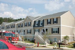 Very little smoke was evident throughout the fire. Companies arriving on side Alpha saw very little evidence of any fire. Very little smoke was evident throughout the fire. Companies arriving on side Alpha saw very little evidence of any fire.