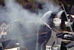 The damage done by the Thursday afternoon fire in Manassas illustrates the danger of housing developments where houses are close together. The damage done by the Thursday afternoon fire in Manassas illustrates the danger of housing developments where houses are close together.