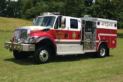 This 2010 International 7400 4x4 chassis with stainless steel bodywork by Four Guys in service as Attack 2. This 2010 International 7400 4x4 chassis with stainless steel bodywork by Four Guys in service as Attack 2.