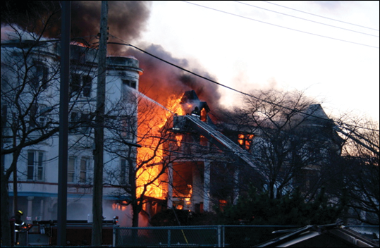 This article's scenario has heavy fire on arrival and mandates the immediate need for additional resources. Adequate redundant water supplies are a must.