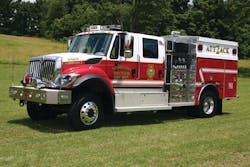 The Sperryville, VA, Fire Department presented a well-developed open set of specifications for its new apparatus that resulted in this International/4 Guys four-wheel-drive attack pumper.