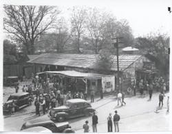 The Rhythm Night Club’s exterior the day after the fire. The bodies have been removed and the scene has become a point of interest for curiosity seekers and those hoping to learn the fate of family members and friends. The Rhythm Night Club’s exterior the day after the fire. The bodies have been removed and the scene has become a point of interest for curiosity seekers and those hoping to learn the fate of family members and friends.