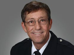 Firefighter Jim Saunders