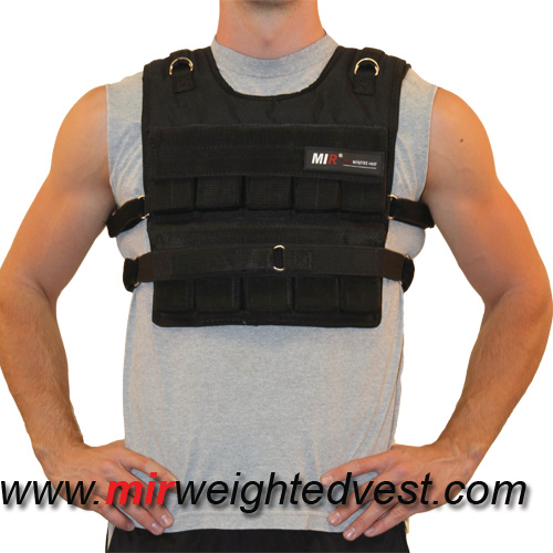 MiR Pro 60Lbs Weight Adjustable Weighted Vest *New* 