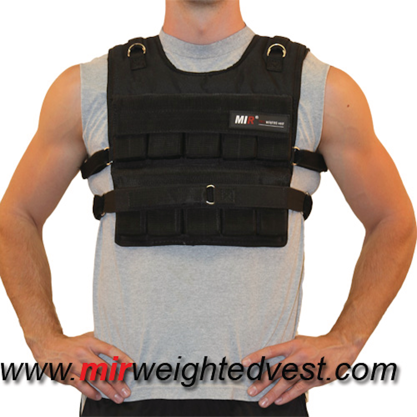 Firefighter Candidate Weighted Vests MiR 75Lbs Short Adjustable Weighted Vest From