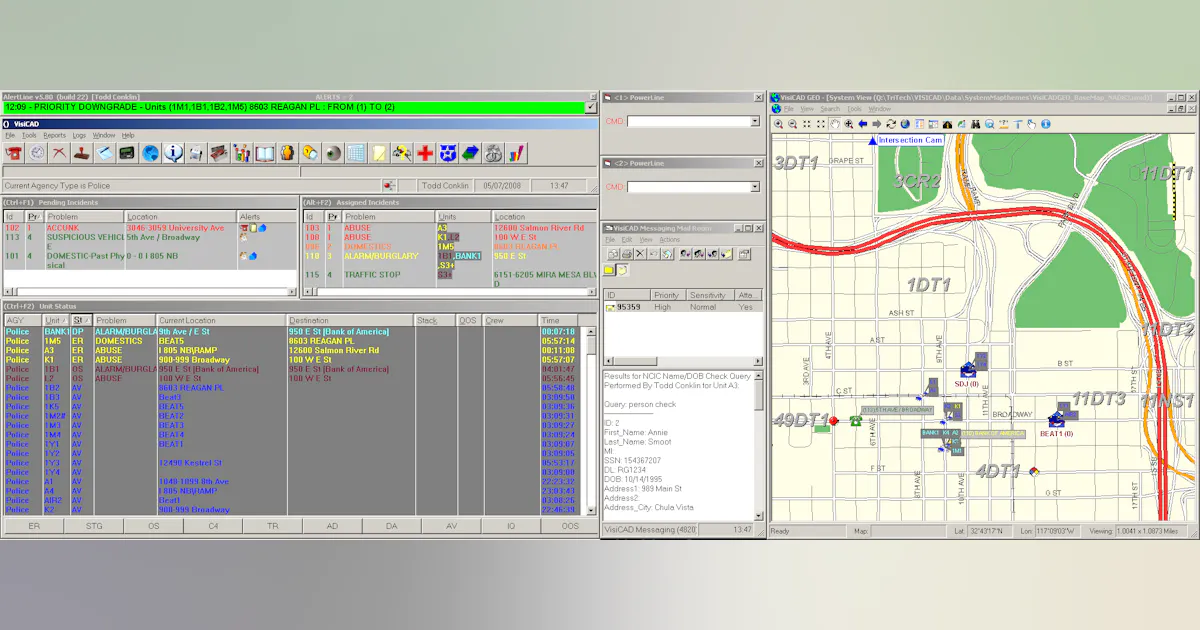 Firefighter and 911 PSAP Dispatch Software - TriTech Software Systems ...