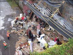 Participants encountered the “Widley Cliff Apartments” as their first challenge at Exercise Orion. Participants encountered the “Widley Cliff Apartments” as their first challenge at Exercise Orion.