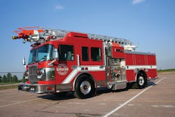 Rosenbauer has developed an apparatus called the Roadrunner, designed primarily as an engine but with the ability to flow water through an elevated master stream and built on an easy-to-maneuver wheelbase.