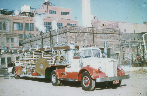 Baltimore City, MD, Fire Department Truck 17 operated a 1941 Mack 85-foot Hayes Dahill aerial until 1966. The company was closed in 1981.
