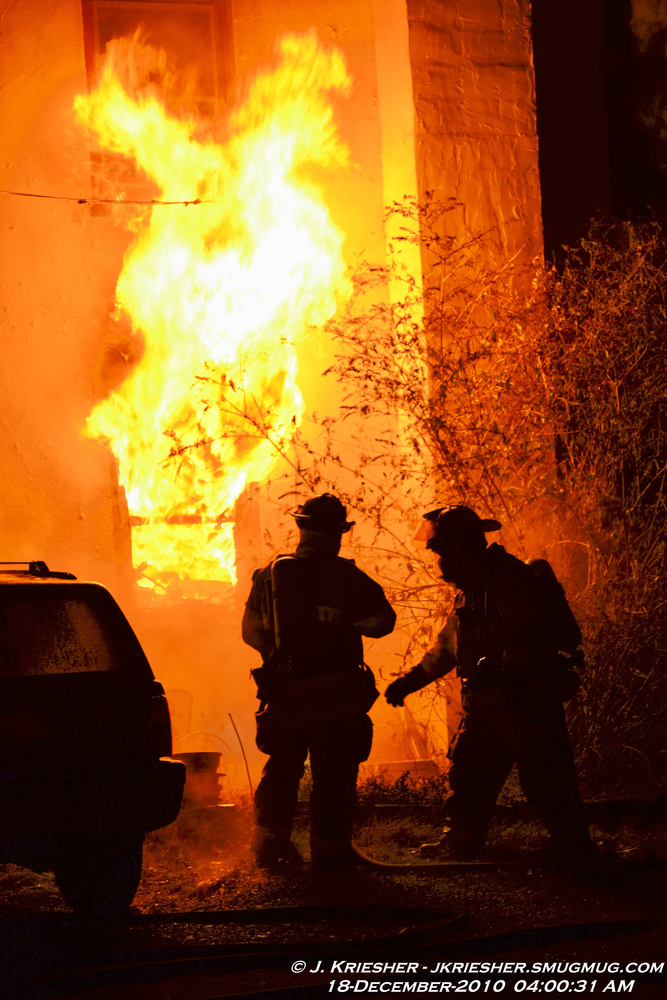 Crews work at a multiple alarm fatal fire in Upper Macungie Twp., Lehigh County, PA.