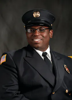 Firefighter Jarrett Eleam
