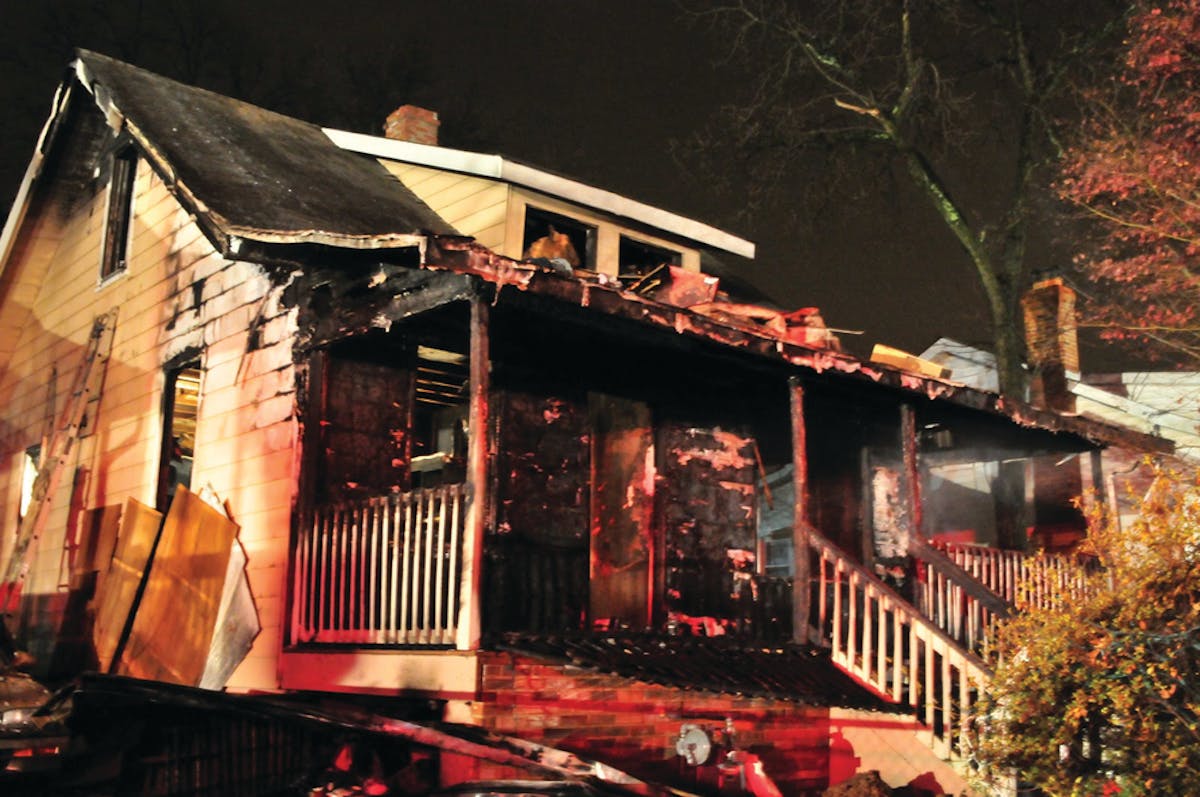 One child is dead, another is gravely injured after a fire ripped through a Brentwood home.