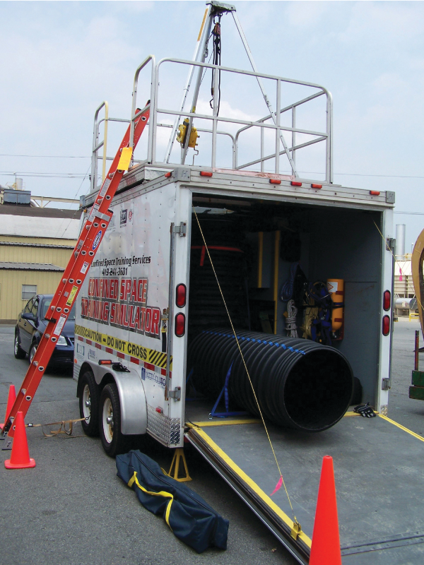Confined space awareness and rescue training is a must for all responding rescuers.